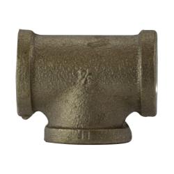 738101-32 Pipe Tee, 2 in FPT x 2 in FPT x 2 in FPT, Bronze