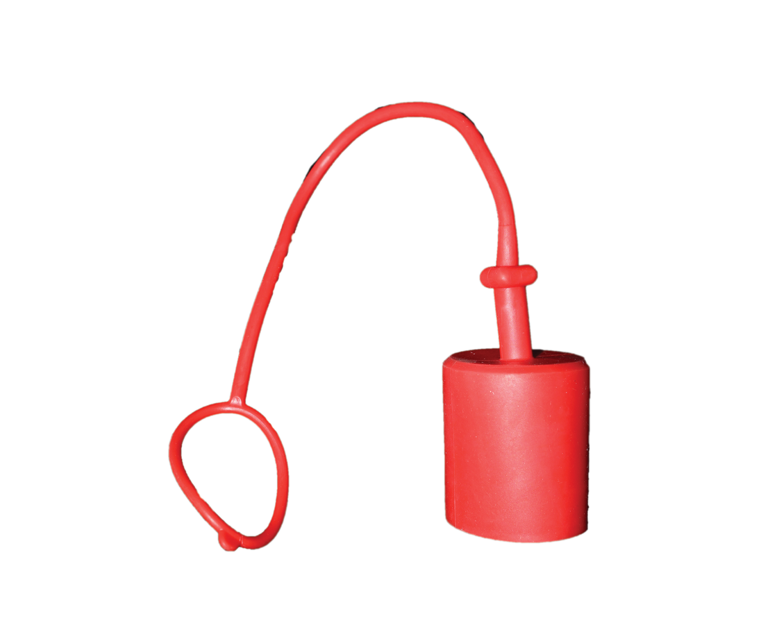 ANV-RDC-06-R 3/8" Rubber Dust Cap- Red