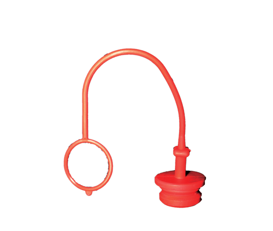ANV-RDP-16-R 1" Rubber Dust Plug- Red