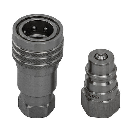 B400051SS Hydraulic Coupler, MALE, SST, 3/4in NPTF, 3/4in BODY