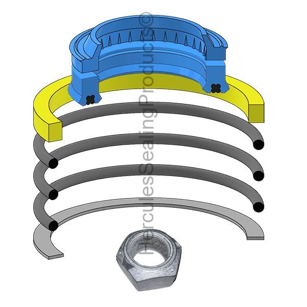 BCK-6803325 Bobcat Hydraulic Cylinder Seal Kit 1-1/2 _ 2-1/4