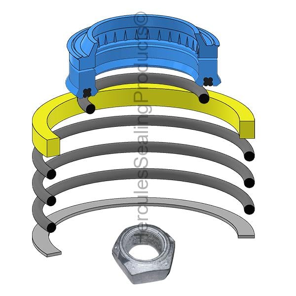 BCK-6803329 Bobcat Hydraulic Cylinder Seal Kit