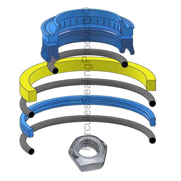BCK-7135547 Bobcat Hydraulic Cylinder Seal Kit 1.500 _ 3.000