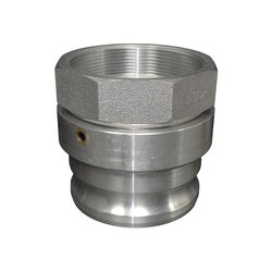 CGASV-300-A Type A Swivel Cam & Groove Adapter, 3-in Male Adapter x 3-in Female NPT, Aluminum