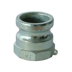 CGA-300-DP Cam and Groove Adapter, 3 in Type A x 3 in FNPT, Iron