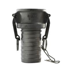 CGC-100-SS1 Cam and Groove Coupler, 1 in Type C x 1 in Hose Shank, Stainless Steel