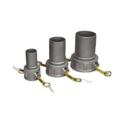 CGC-150CR-A1 Type C Cam and Groove Crimplok Coupler, 1-1/2-in Female Cam x 1-1/2-in Barbed, Aluminum