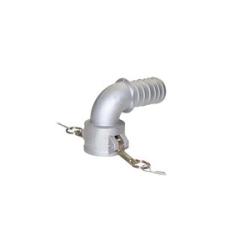 CGC-1590-A Cam and Groove 90 deg Elbow, 1-1/2 in Type C x 1-1/2 in Hose Shank, Aluminum