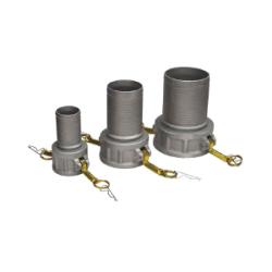 CGC-300CR-A1 Type C Cam and Groove Crimplok Coupler, 3-in Female Cam x 3-in Barbed, Aluminum