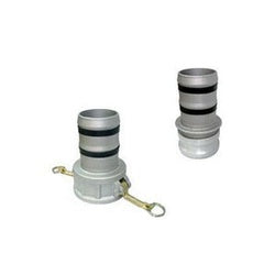 CGCLF-200-A1 Type C Cam and Groove Layflat Style Coupler, 2-in Female Cam x 2-in Hose Barbed, Aluminum