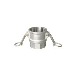 CGD-2090-SS Cam and Groove 90 deg Elbow, 2 in Type D x 2 in FPT, Stainless Steel