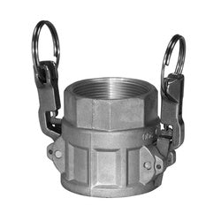 CGDHK-300-A1 Type D Cam and Groove Quick Locking Coupler, 3-in Female Cam x 3-in FNPT, Aluminum
