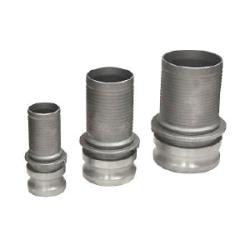 CGE-600CR-A1 Type E Cam and Groove Crimplok Adapter, 6-in Male Adapter x 6-in Hose Shank, Aluminum