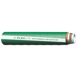 CHX-300 Chemical Suction Hose, 100 ft L, 200 psi, XLPE Tube, Green
