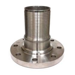 CNFL-600CR-SS316 Crimplok Combination Nipple, 6 in Flanged x 6 in Hose Barbed, Stainless Steel