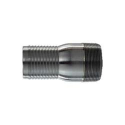 CNT-600CS-S Heavy-Duty Crimplok Combination Nipple, 6 in MIP x 6 in Barbed, Steel, Plain