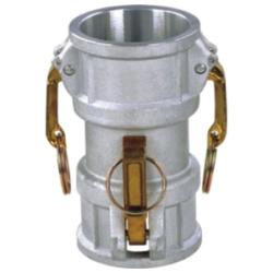 DD-3030-A Type DD Cam and Groove Spool Coupler, 3-in Female Coupler x 3-in Female Coupler, Aluminum