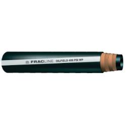 FRAC400-600 Fracline Oilfield Hose, 100 ft L, 400 psi, Rubber Tube, Black