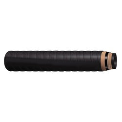 IVB-200 Material Handling Hose, 100 ft L, 40 psi, Rubber Tube, Black