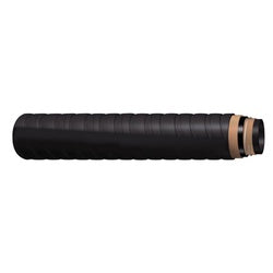 IVB-150 Industrial Vacuum Hose, 1-1/2 in Nominal, 100 ft L, 40 psi, Rubber Tube, Black
