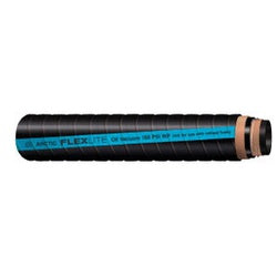 OILVS-600 Oil Vacuum Smooth Hose, 100 ft L, 150 psi, Rubber Tube, Black with Blue Stripe