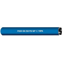 PON-025-BL250 General Purpose Push-On Hose, 250 ft L, 250 psi, Nitrile Rubber Tube, Blue