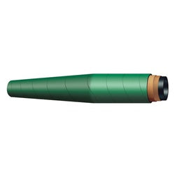 PWG-100 Papermill Hose with Nozzle, 50 ft L, 250 psi, Rubber Tube, Green
