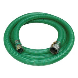 SATG-400-20CKC Saturn Water Suction Hose Assembly with Part C and KC, 4 in Nominal, 20 ft L, PVC Tube