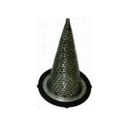 SCR-400-SS304 Round Bottom Hole Cone Strainer, 4 in, Stainless Steel