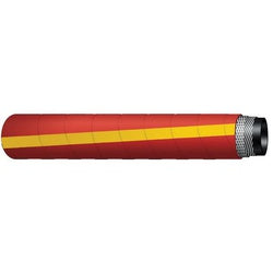 ST250CB-200-50 Steam Hose, 50 ft L, 250 psi, Rubber Tube, Red