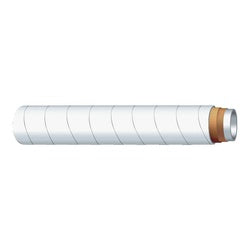 SWS-100 Sanitary Hose, 1 x 1.5 in Nominal, 150 psi, EPDM Tube, Supreme White