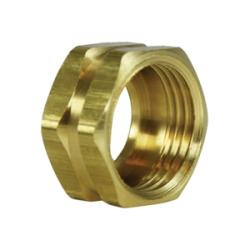 GHN1-H Hex Nut, 3/4 in, Brass