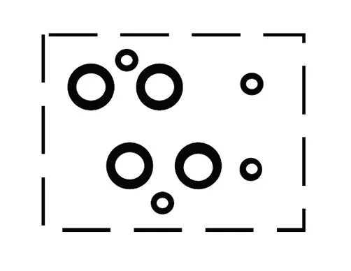  D07 Manifold Viton O-ring Kit, NFPA 90 Durometer 