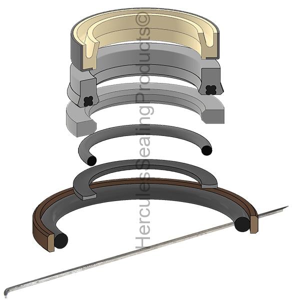 FD-85804740 Ford Hydraulic Cylinder Seal Kit 40 _ 80 mm