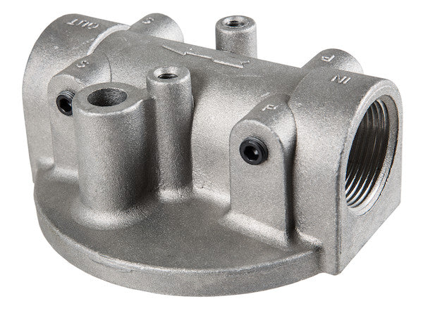FH225 50 GPM Return Line Filter Head 1-1/4 Inch NPT/25 PSI Bypass