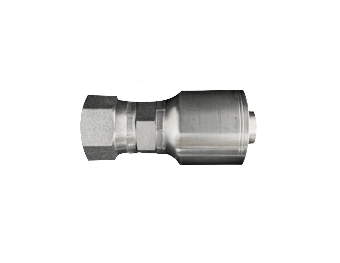 200-FJX-20-20-1P 1 1/4" x 1 1/4" FJX Straight, 1-Piece Hose Fitting for 1 & 2 Wire Hoses, Non Skive