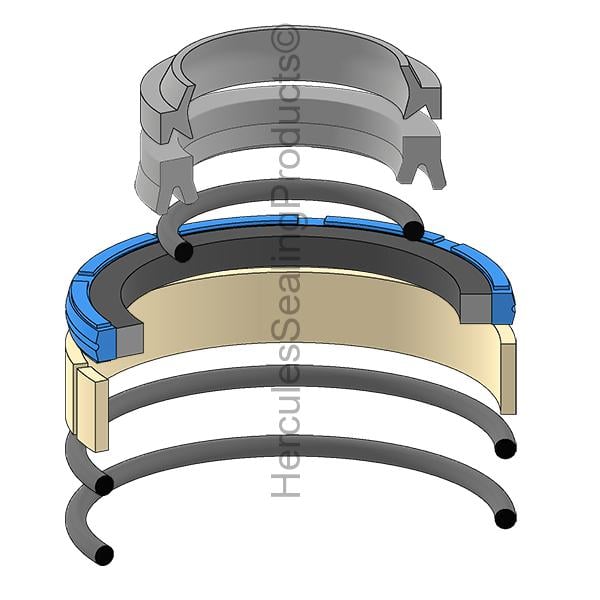  GENIE-105549GT GENIE Hydraulic Seal Kit, 55.00 x 75.00, Hydraulic Seal Kit 