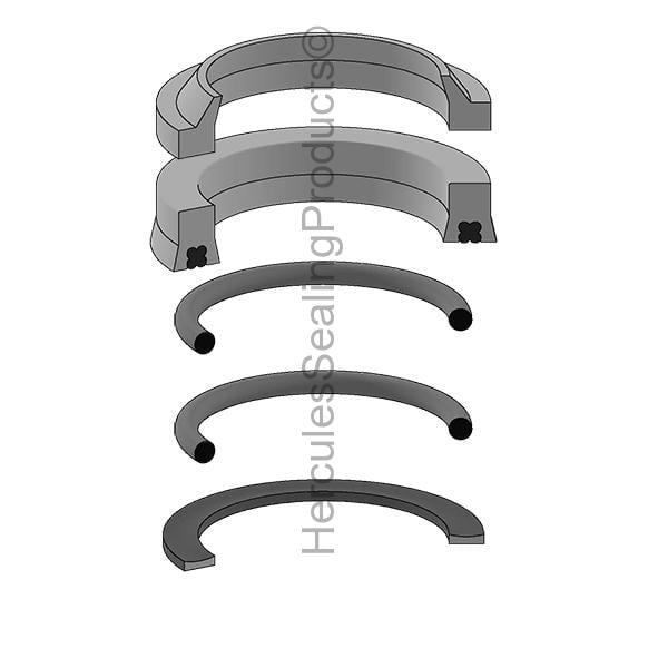  HANNA-706-00046-133 1-3/8" Hanna Hydraulic Seal Kit 