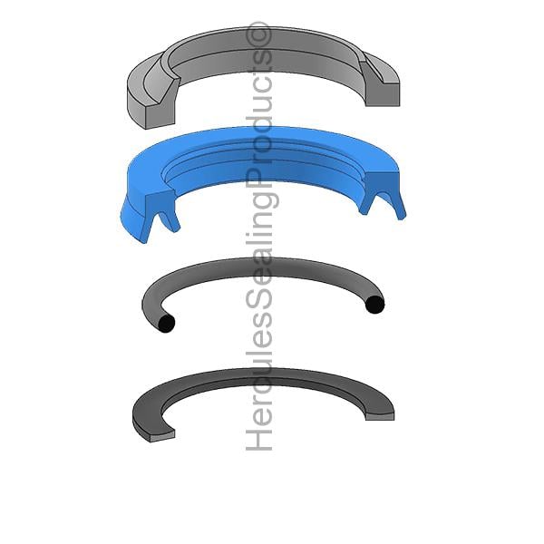  HANNA-706-00046-351 3-1/2" Hanna Hydraulic Seal Kit 