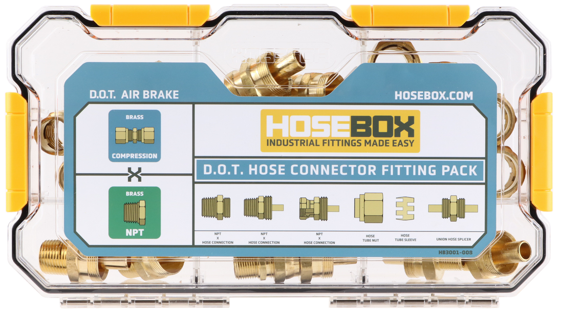 HB3001-008 HoseBox D.O.T. Hose Connection Fitting Pack 
