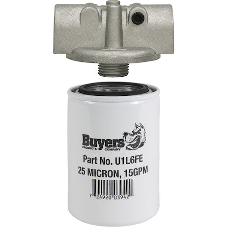 HFA12525 15 GPM Return Line Filter Assembly 3/4 Inch NPT/25 Micron/25 PSI Bypass