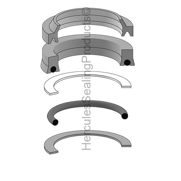 HSKN5-660-P-05V Hydro-Line Hydraulic Rod Seal Kit 5/8