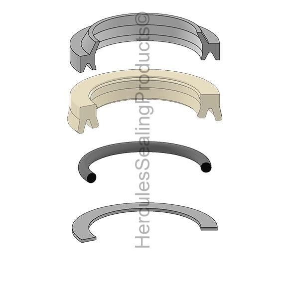 HSKN5-681-20 Hydro-Line Hydraulic Rod Seal Kit 2-1/2