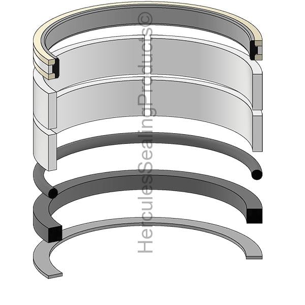 JD-AH137209 John Deere Hydraulic Piston Seal Kit