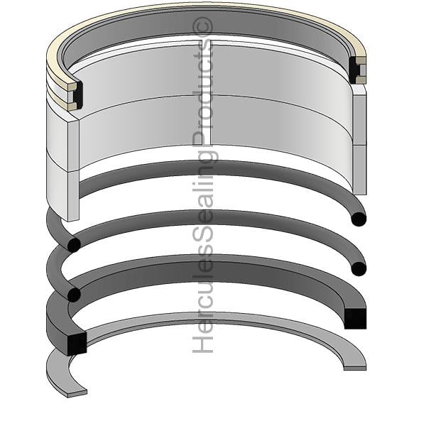 JD-AH137211 John Deere Hydraulic Piston Seal Kit 180 mm