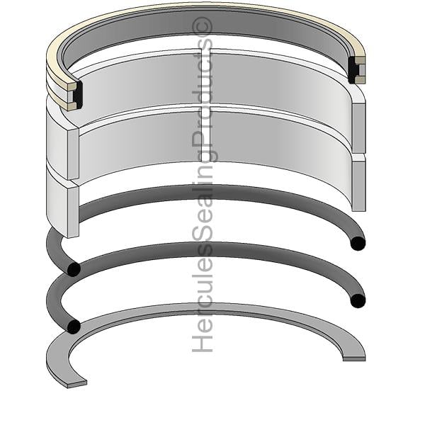 JD-AH149847 John Deere Hydraulic Piston Seal Kit 120 mm
