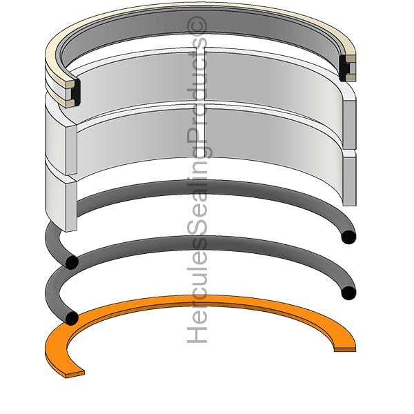 JD-AH163672 John Deere Hydraulic Piston Seal Kit