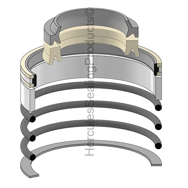 JD-AH209022 John Deere Hydraulic Cylinder Seal Kit 50 _ 3.00