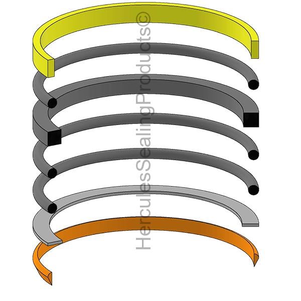JD-AH212090 John Deere Hydraulic Piston Seal Kit