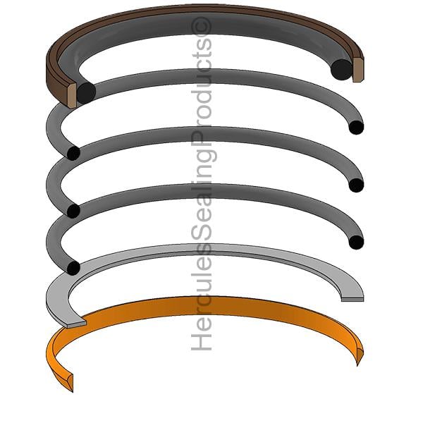 JD-AH212102 John Deere Hydraulic Piston Seal Kit 100 mm
